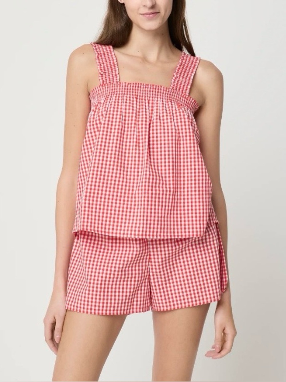 New J. Crew Factory Smocked Pajama Set